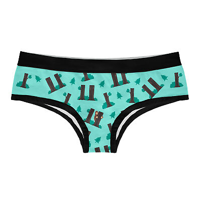 #ad Womens Hide And Seek Champion Panties Funny Bikini Brief Cute BigFoot Graphic $18.99