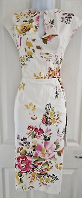 #ad Women#x27;s The Pretty Dress Company Dress White Size 8 Pencil Occasion Work Vgc GBP 49.99