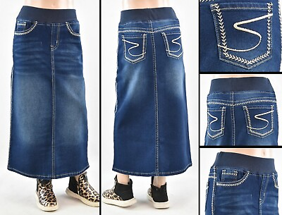 New Little Girls twill Skirt size 4 6 basic pockets style #RK 89084 dark $19.99