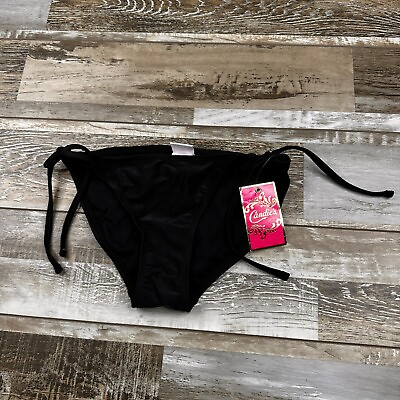 #ad Women#x27;s NWT S Candies bikini bottoms black birds black colorful $12.99