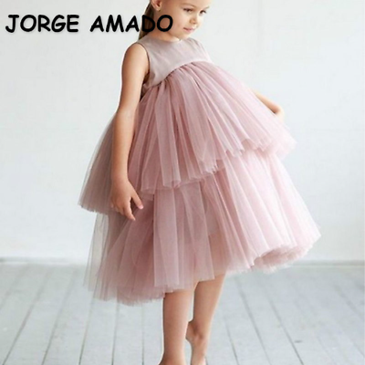#ad Girls Party Dresses Kids Dress Sleeveless Cake Princess Dress Children Clothes $59.25
