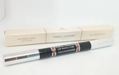 Merle Norman Lip Pencil PLUS in CHOCOLATE MOUSSE DUAL ENDED New Boxed Free Ship $24.00