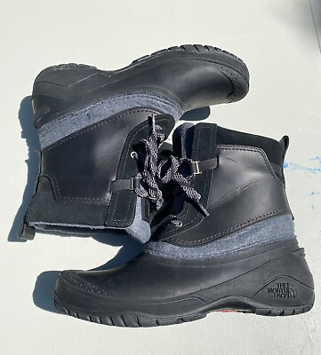 #ad Womens Boots The North Face Black Gray Size 10 Winter Snow Waterproof Shellista $49.99