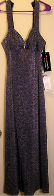 Gun Metal Black Silver Diamond Sparkle Designer Fashion Gown Cocktail Dress^678 $49.95