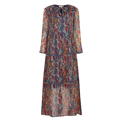#ad Paisley Summer Maxi Dress 1970s Hippie Boho Style BNWT Size 10 S GBP 11.99