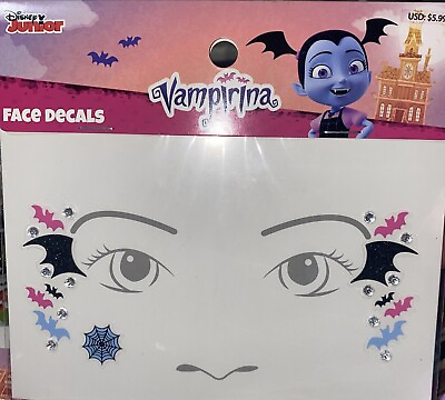 #ad Vampirina Face Decals Disney Junior Party Favors Supplies $1.99