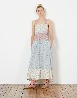 $328 Rachel Antonoff Hannah Pinafore Tier Dress Ditsy Floral Summer Size 2 $179.99