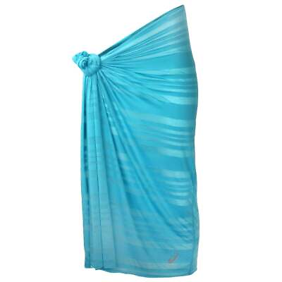 ASICS BV2698 48 Womens Tm Sarong Cover Up Casual Blue $5.99
