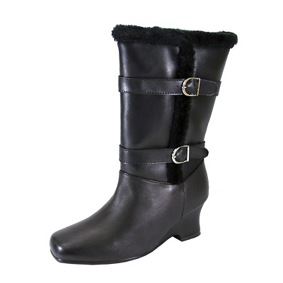 #ad 👢 PEERAGE Rihanna Women#x27;s Wide Width Fleece Lined Leather Boots 👢 $101.96