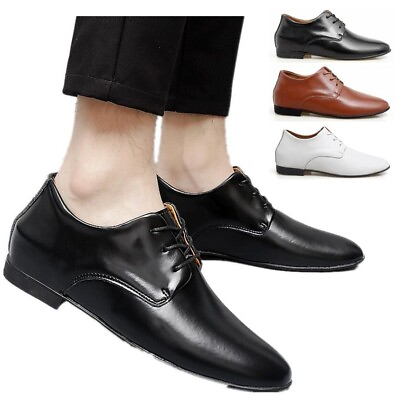 Men#x27;s Business Oxfords Non Slip Profession Formal Party Western Lace Up Shoes Sz $55.89