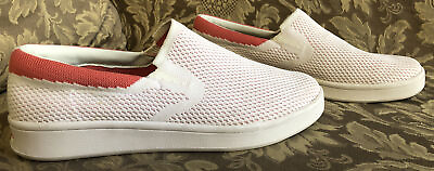Mark Nason Laurel Casual White Pink Slip On Sneakers Women Sz 8 8.5 M $34.99