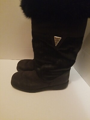 #ad #ad Sorel Kaufman Black Womens Boots Size 8 Pre owned $19.00