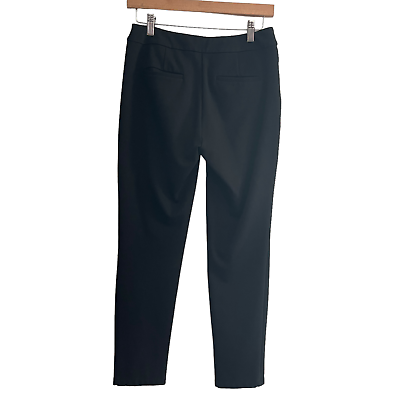 #ad J. McLaughlin Womens Pants Size 0 Black Ross Ankle Tummy Control Elastic Waist $34.95