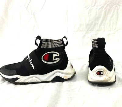 #ad Champion Rally Pro Basketball Shoes #x27;Black White#x27; Teens Size 3.5 $59.87