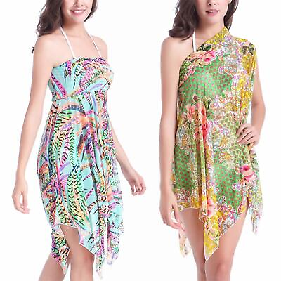 Swimsuit Cover up Kimono Multi Wear Beach Dresses Seaside Vacation Wrap Vacation $20.10