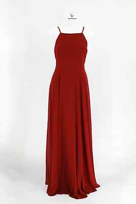 Lulus Mythical Kind of Love Red Maxi Dress High Neck Size Large $25.00