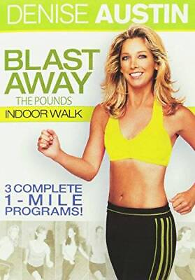 #ad Blast Away the Pounds Indoor Walk DVD By Denise Austin GOOD $5.72