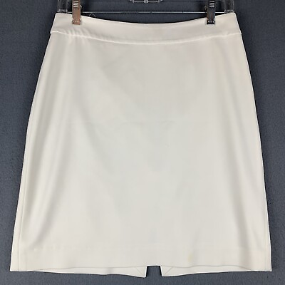 #ad #ad White House Black Market Womens 2 Skirt Ivory Pencil Slit Lined Office Stylish $9.95
