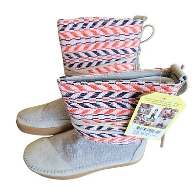 #ad Toms Nepal Grey Womens Boots Size 7 NEW Boho Cozy $45.00