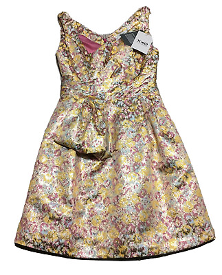 ZAC POSEN Girls Dress Easter size 4 size 6 Floral XXO Cute teens Girls $29.99
