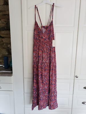 #ad Universal Thread Floral Tiered Sleeveless Midi Dress Sundress XXL NEW $20.00