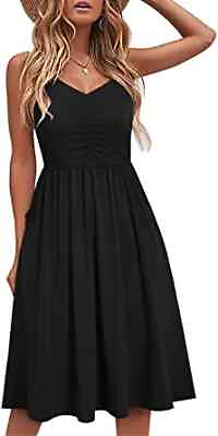 #ad Yathon Yt090 Black Dresses Womens Size Small $7.99