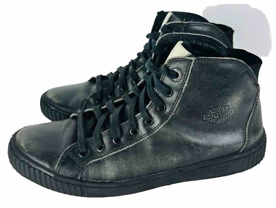 #ad Harley Davidson Barren D93664 Mens Black Lifestyle Sneakers Shoes Size 9 $50.00