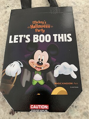 #ad Mickey’s Not So Scary Halloween Party 50th Anniversary Trick Or Treat Bag $3.00