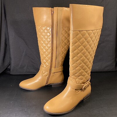 #ad Comfortview THE LANDRY Women#x27;s Wide Width Wide Calf BOOT Leather Boots Size 7W $129.00