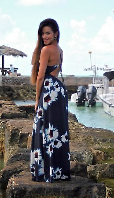 #ad #ad Floral Maxi with Keyhole Back $67.50
