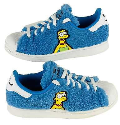 #ad Adidas The Simpsons Marge Superstar Blue Shoes GZ1774 Size Youth Size 6 $31.44