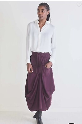 #ad Ruti The Go To Skirt Merlot SIZE S M New With Tag Retail $269 $99.00