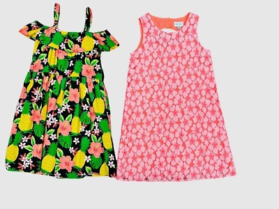 #ad Lot of 2 Girls Summer Dresses Size Large 12 amp; 10 12 Gymboree amp; Children#x27;s Place $22.50