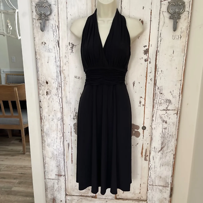 #ad Evan Picone Size 6P 6 Petite Womans Black Sleeveless Career Cocktail Party Dress $39.95