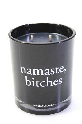 Damselfly Womens Namaste Large 300G Black Candle Black Size One Size $29.29