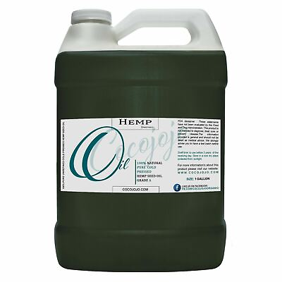 Organic hemp oil 100 pure hemp seed oil unrefined cold pressed 8.7 lb. to 4 oz $6.99