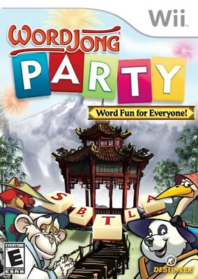 Word Jong Party For Wii Puzzle Very Good $7.37