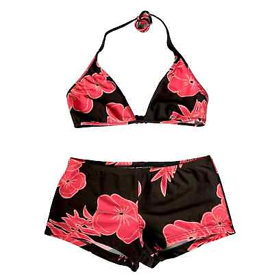 #ad SeaFolly Australia bikini 2 piece swim suit halter top shorts swim bottom Small $56.00