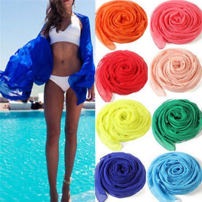 #ad Sexy beach cover up women#x27;s sarong summer bikini cover ups wrap dr ;z $5.30