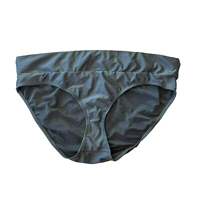#ad #ad Torrid Black Bikini Bottom Size 1 1X Women#x27;s Swimsuit Basic Classic Women#x27;s $17.95
