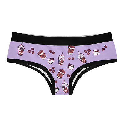 #ad Womens I Like Coffee And Maybe 3 People Panties Funny Bikini Brief Graphic $18.99