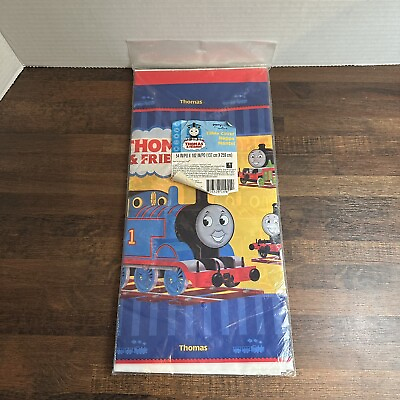#ad Hallmark Party Express Thomas the Tank Engine amp; Friends Table Cover 54quot; x 102quot; $7.53