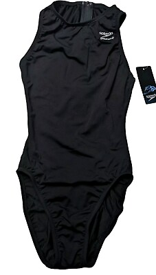 #ad Speedo Women#x27;s Swimsuit One Piece Endurance Avenger Water Polo Sz 30 Black $75 $32.56