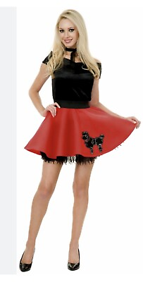 Charades Mini Poodle Skirt Costume. Nwt. Medium $45.00