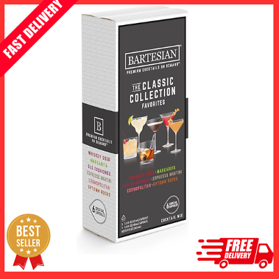 Bartesian Classic Collection 6 Cocktail Mixer Capsules Pack of 6. $20.99