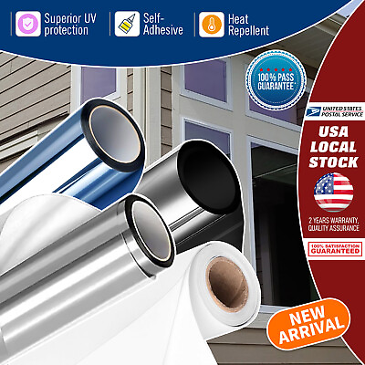 #ad #ad Window Film Privacy DIY Size UV Heat Reflective Home Office Heat Insulation $28.99