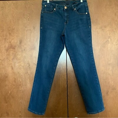 Jag Jeans Womens Western Glove Works Skinny Dark Blue Wash Denim Plus Size 16 $16.45