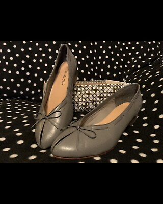 #ad Ladies Sears Vintage Grey Dress Shoes 9 $22.00