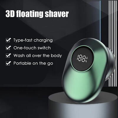 #ad Mini Portable Electric Razor for Men USB Rechargeable Shaver Beard Trimmer Gifts $12.66