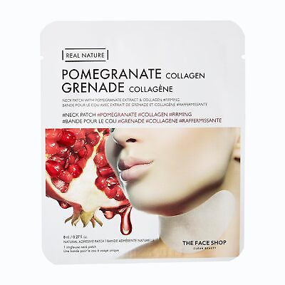 #ad THE FACE SHOP Reach Nature Pomegranate Neck Mask $14.69
